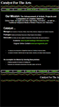 Mobile Screenshot of catalystforthearts.com